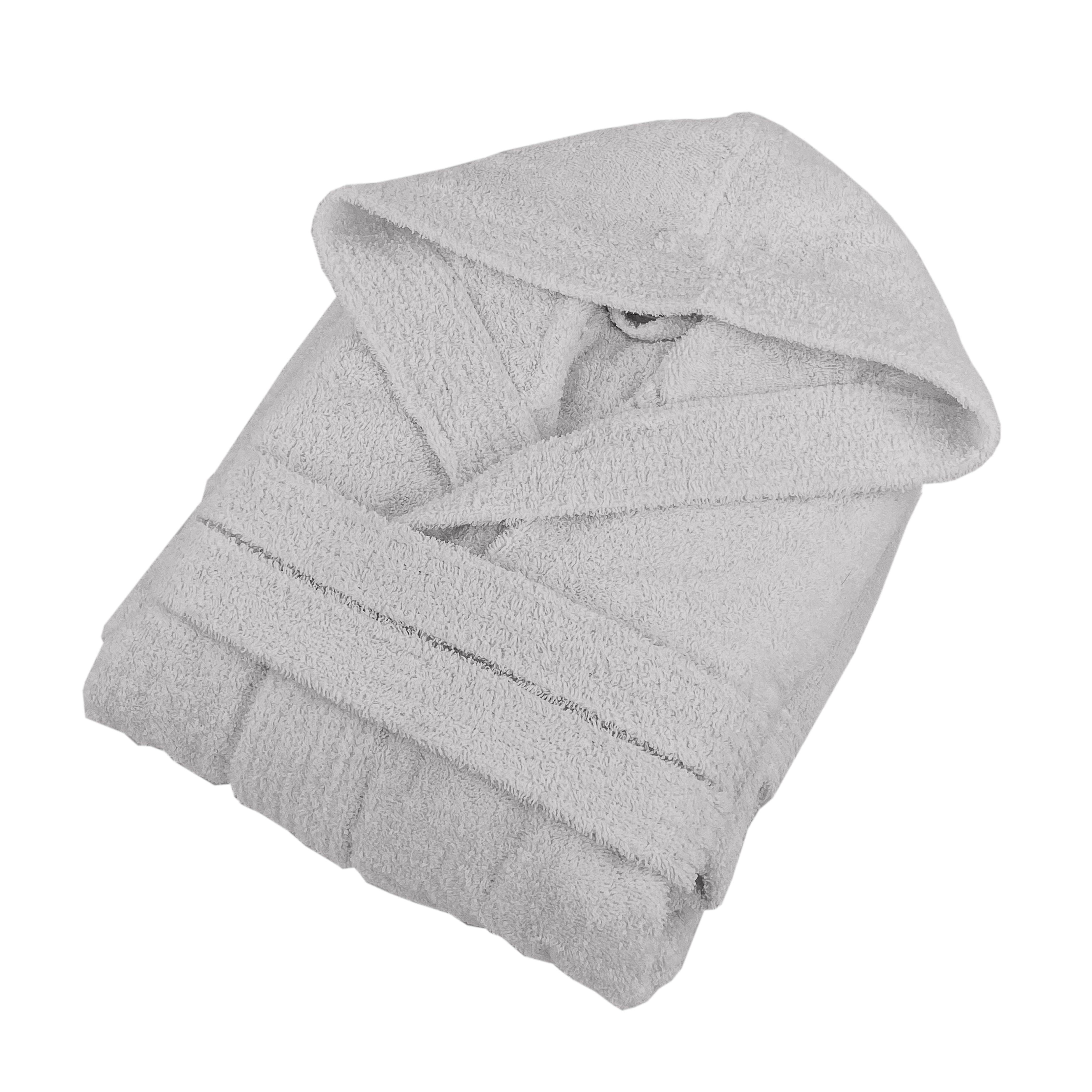 Accappatoio in Spugna di Cotone 420 g/m² con Cappuccio Uomo/Donna No Stiro Taglie S–XXL Vari colori