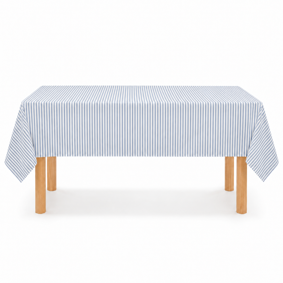 Tovaglia a Righe Country Tinto in Filo 50% Cotone 50% Poliestere  Riga 0,5 cm Rettangolare e Quadrata da 4 a 30 Posti Tavolo Buffet Vari Colori
