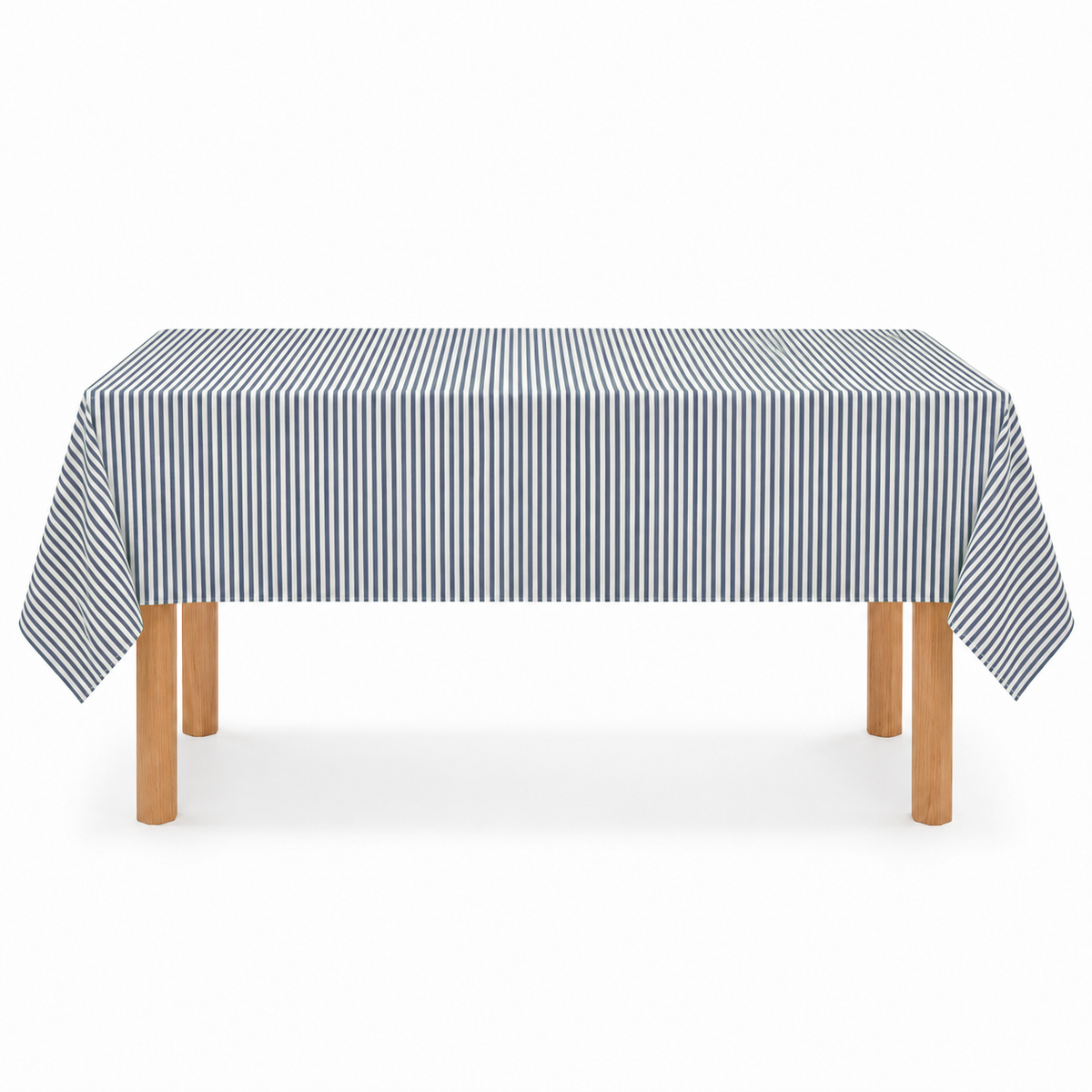 Tovaglia a Righe Country Tinto in Filo 50% Cotone 50% Poliestere  Riga 0,5 cm Rettangolare e Quadrata da 4 a 30 Posti Tavolo Buffet Vari Colori