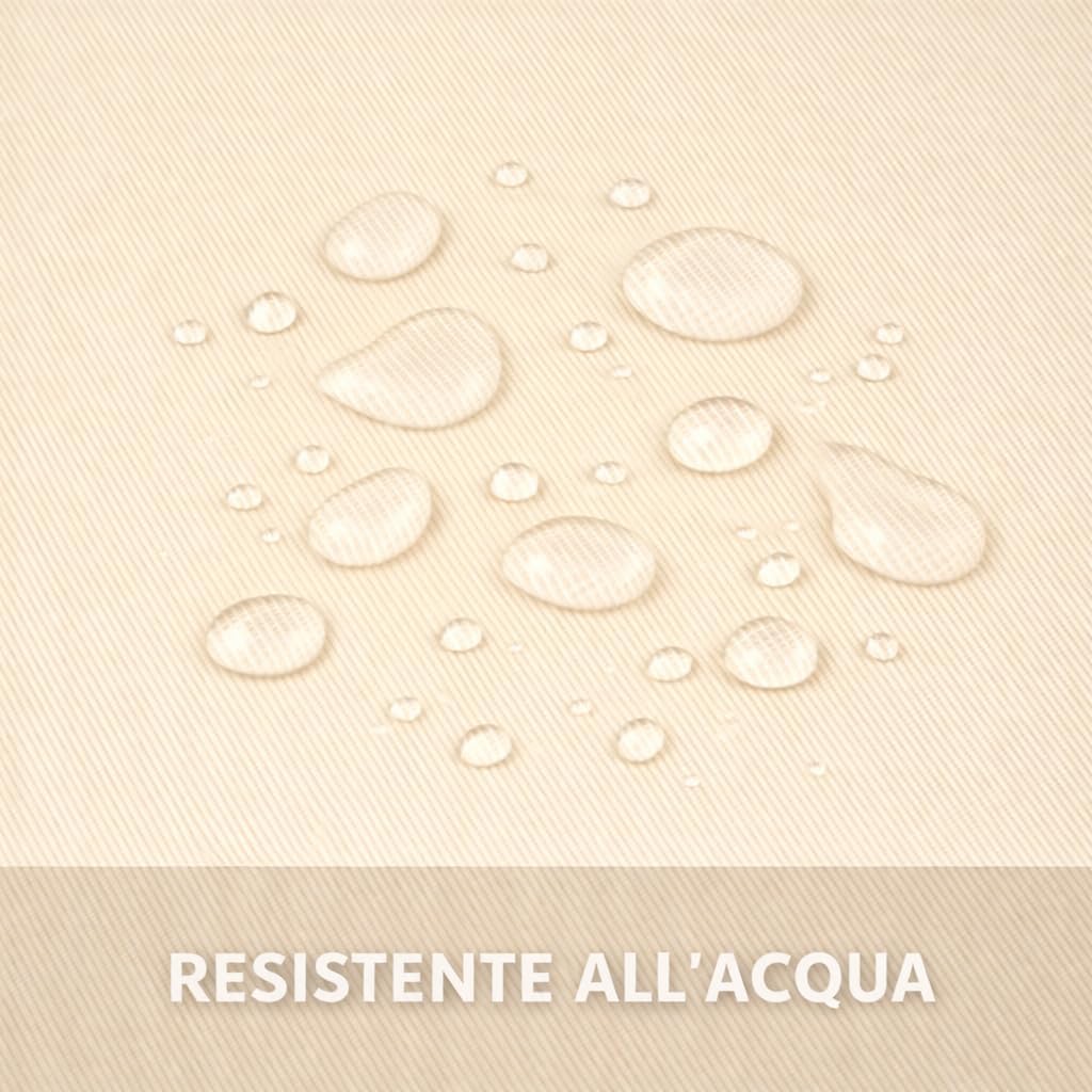 Tenda Gazebo Idrorepellente per Esterno First 150x270 con passanti foderati Vari colori
