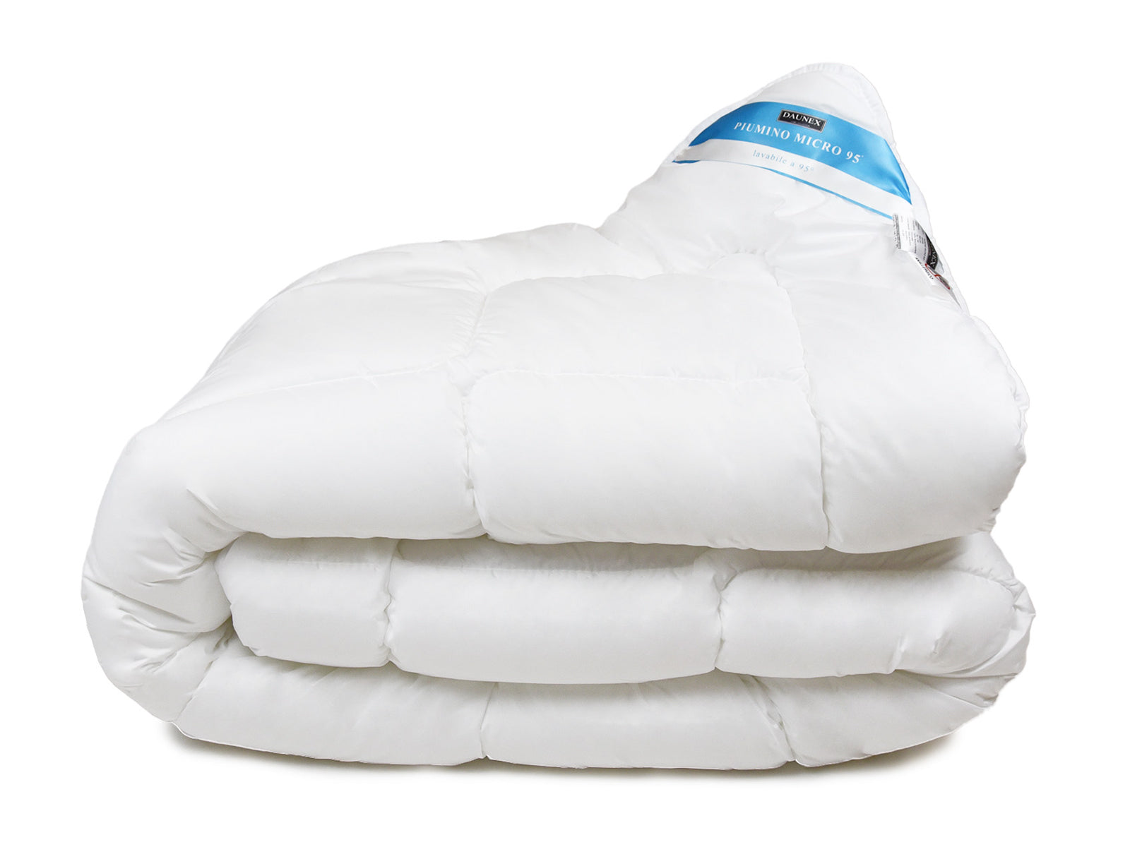 Piumino Invernale Daunex Micro 95° Warm in Microfibra Anallergica Lavabile a 95° Certificato Oeko Tex 4 Punti Calore Trapuntato a Rombi Varie misure