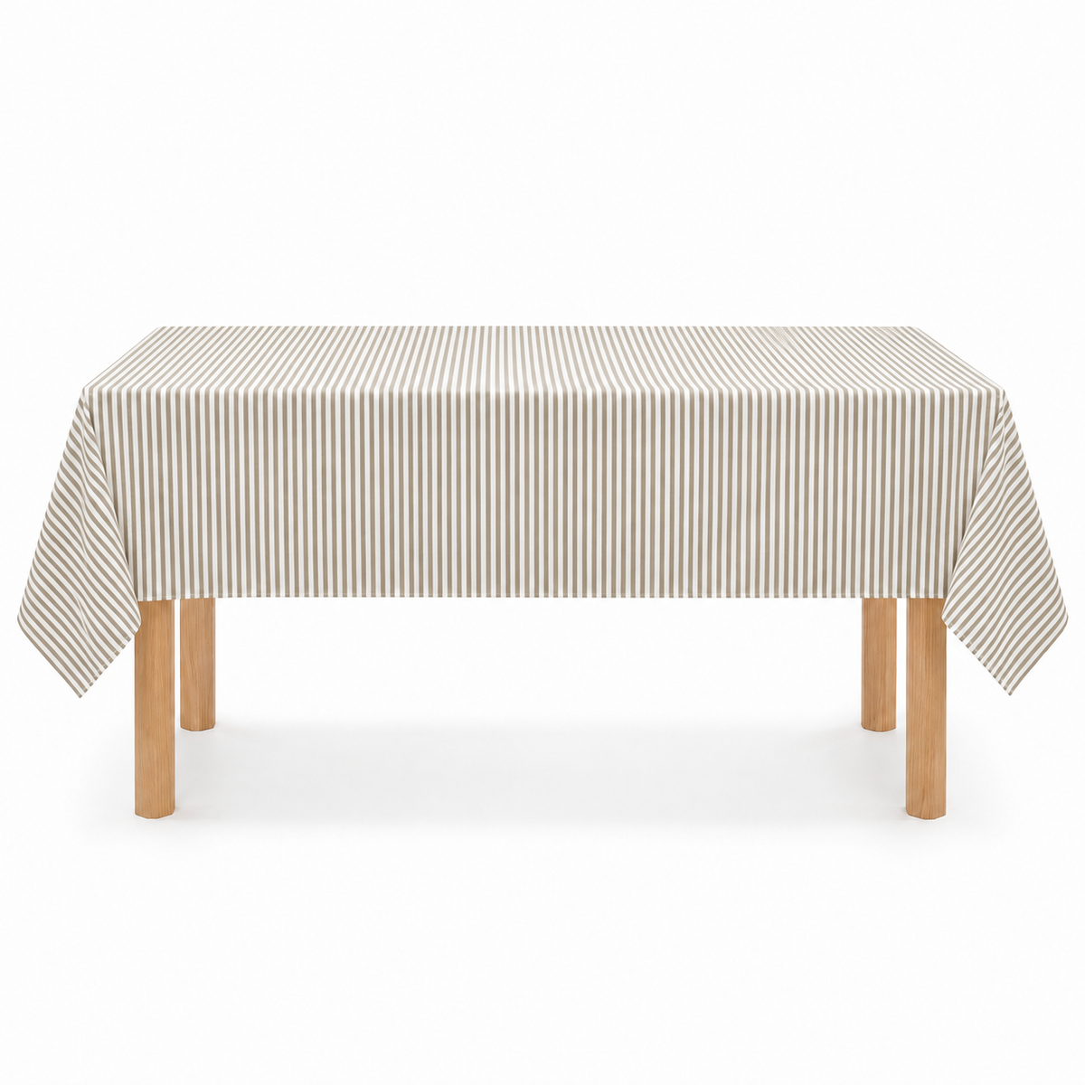 Tovaglia a Righe Country Tinto in Filo 50% Cotone 50% Poliestere  Riga 0,5 cm Rettangolare e Quadrata da 4 a 30 Posti Tavolo Buffet Vari Colori